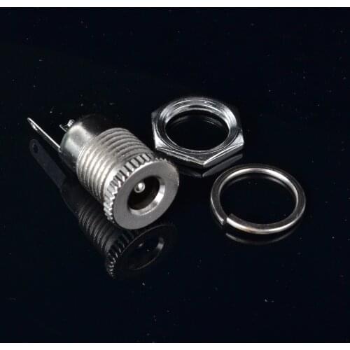 1pcs 5.5 mm x 2.1mm DC Power Jack Socket Female Panel Mount Connector C1Hot New Arrival