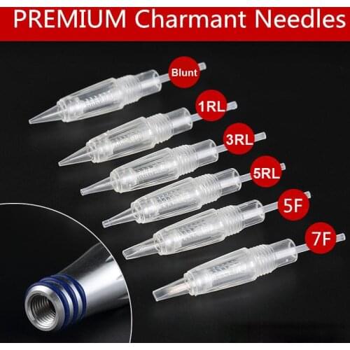 10pcs Microblading Cartridges Needle for Charmant Device Permanent Makeup Machine Pen 2019 Charme Princess Tattoo Machine Needle