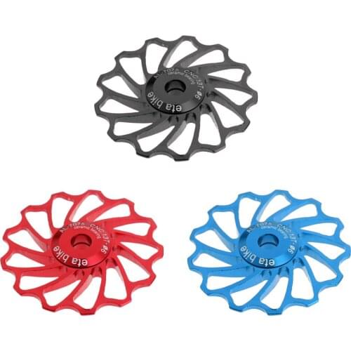 13T MTB Bicycle Ceramic Bearing Pulley Jockey Wheel Cycling Rear Derailleur