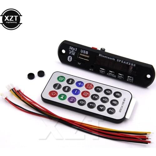 2019 Wireless Bluetooth 12V MP3 WMA Decoder Board Audio Module USB TF Radio For Car accessories
