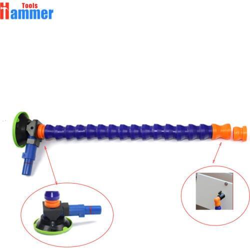 3 inch Heavy Duty Hand Pump Suction Cup with flexible gooseneck pipe loc line lamp stand