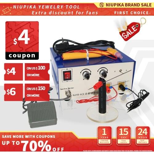 100A Spot Welding Machine Jewelry Handheld Small Laser Welder Machine High Power Jewelry Coil Bracelet Interface Soldering Tool