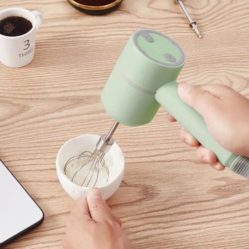 1Pc Wireless Electric Egg Mixer Portable 3 Speeds High Power Dough Food Beater Handheld Baking Mixer Home Kitchen Egg Tools Sale