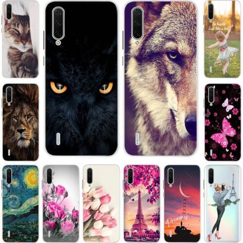 For Xiaomi MI A3 Case Phone Cover Silicone Soft TPU Fashion Bumper Case For Xiaomi MI A3 MIA3 A 3 Lite Coque Animal