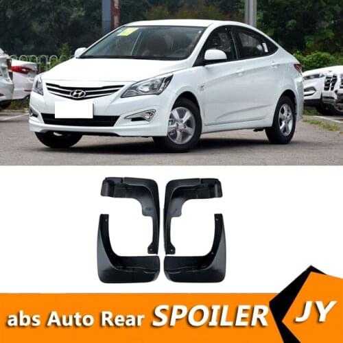 For Verna 2016-2017 Mudflaps Splash Guards Front With the color and rear Mud Flap Mudguards Fender Modified special