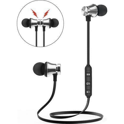 Bluetooth 4.2 Handsfree headset Earphone Wireless Audio Receiver Stereo Magnetic Earbuds with Microphone for huawei Xiaomi