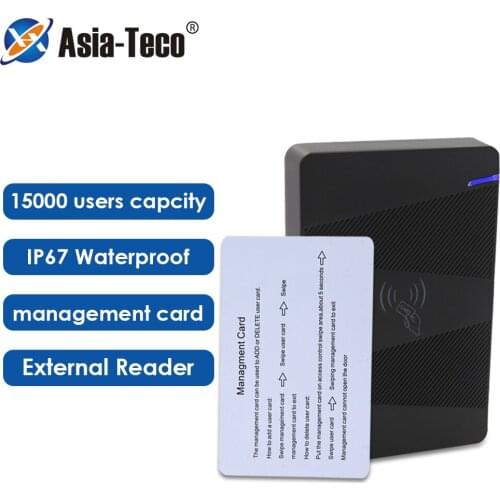 IP67 Waterproof 13.56MHZ IC Access Control card reader Outdoor Access Control System No keypad 1500 Usersr