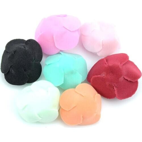 500Pcs PE Foam Rose Head Artificial Flower for DIY Bear Doll Multicolor Flower Brooch Crafts Fake Flower Wedding House Decor