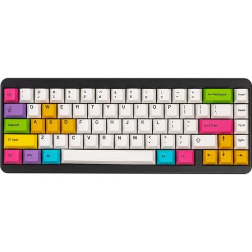 IDOBAO Teclado Mecanico Cherry Mx Red Highly Color Pbt Keycap 14 Key Dye Sub Top Printing Mechanical Keybord Gaming Rgb Keyboard