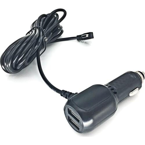 Mayitr Dual USB Charger Adapter Cable Power Inverter Converter Adapter Curved mini USB Car Charger with 2 USB Port