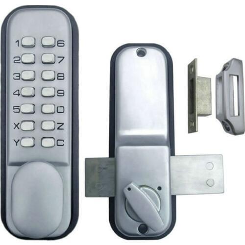 Mechanical Password Door Lock Keyless Digital Code Push Button Waterproof Zinc Alloy No Power Furniture Hardware for Home School