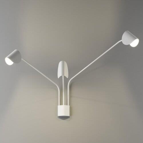 Modern LED Wall Lamp Designer Lighting Aluminium Living Bed Room Stairs Hotel Engineering Wall Scones