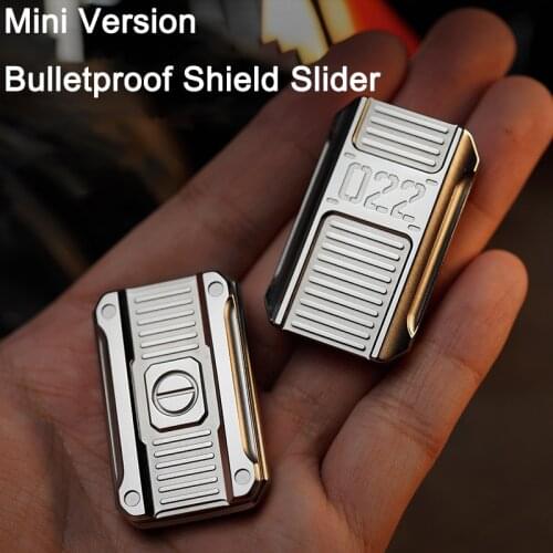 WU Mini Shield Slider Stainless Steel Fingertip Gyro Decompression EDC Toy Limited Edition