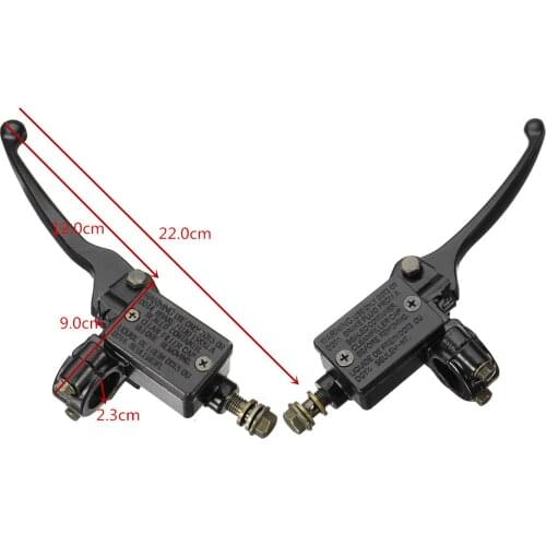 1PC 23mm motorcycle handlebar hydraulic brake clutch for 90cc, 110cc and 125cc imported pit/land vehicles