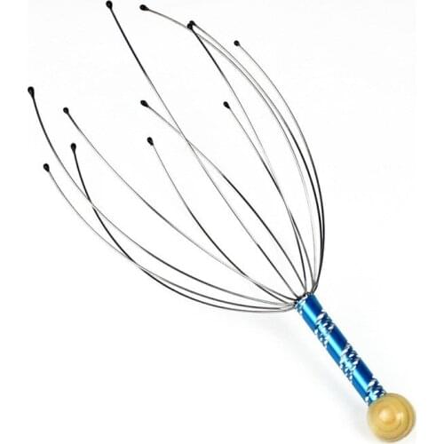 1pcs Relaxation Pain Relief Octopus Scalp Neck Massage Tool Relax Body Head Massager Skin Relaxing Hand Massage Tool