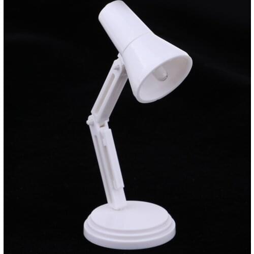 1:6 LED Desk Lamp for Blythe 12inch Dollhouse Furniture Decor White