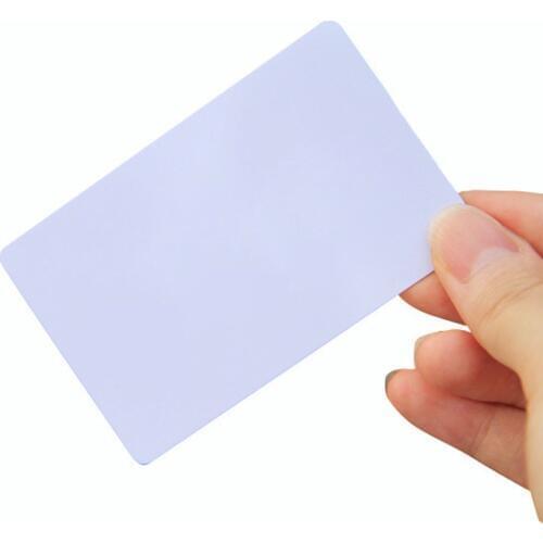 10pcs/Lot Dual Frequency Card T5577+F08 Chip 13.56MHZ Portable ABS For Access Control System Key Composite White Card