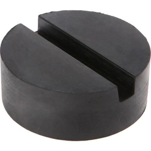 1XFloor Slotted Car Rubber Jack Pad Frame Protector Guard Adapter Jacking Disk Pad Tool for Pinch Weld Side Lifting Disk