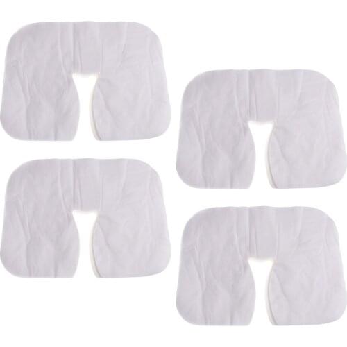 400 Pieces Disposable Massage Table Face Pad Pillow Case Headrest Cradle