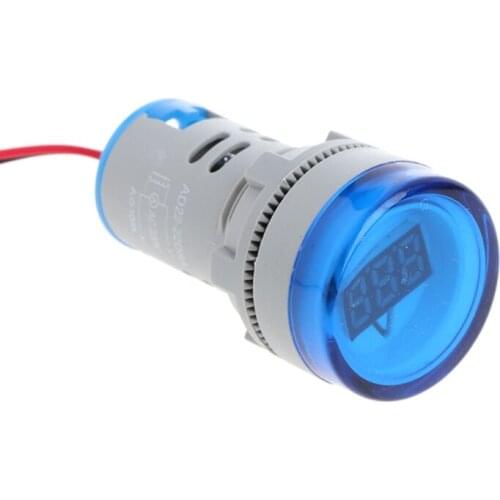 AC 220V 0-100A Digital Ammeter 22mm Display Monitor Current Measuring Meter Tester Tools