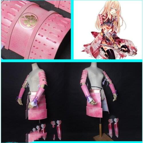 Anime Touken Ranbu Online Midare Toushirou Waist Shoulder Limb Leg Armor Cosplay Replica Prop Decoration Accessories