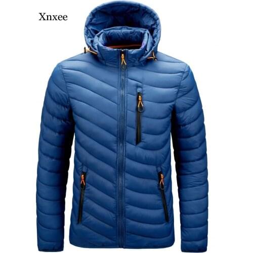 Brand Winter Warm Waterproof Jacket Men 2020 New Autumn Thick Hooded Parkas Mens Fashion Casual Slim Jacket Coat Men