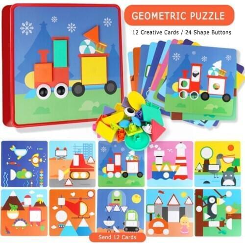 Childrens DIY Mushroom Building Block Toy Puzzle Mushroom Nail Childrens 3D Puzzle Intelligence Enlightenment Gift