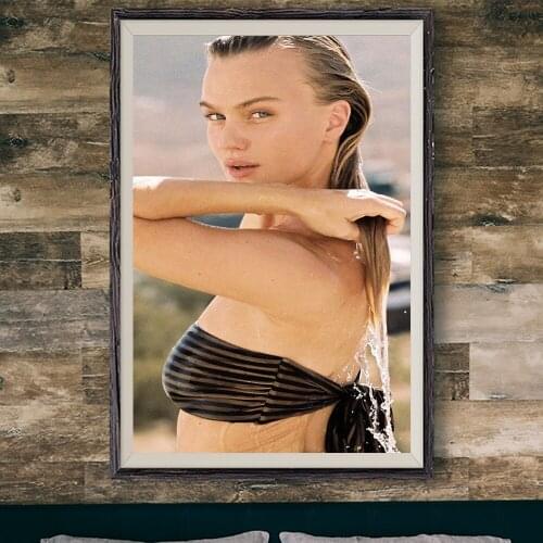 E014 Karoline Emmertsen Sexy Model Movie Star Wall Silk Cloth Poster Art Home Decoration Gift