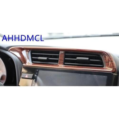 Car Interior Mouldings Modification Decorative Trim Frame Interior Sequins Wooden Color For Fit 2014 2015 2016 2017 2018