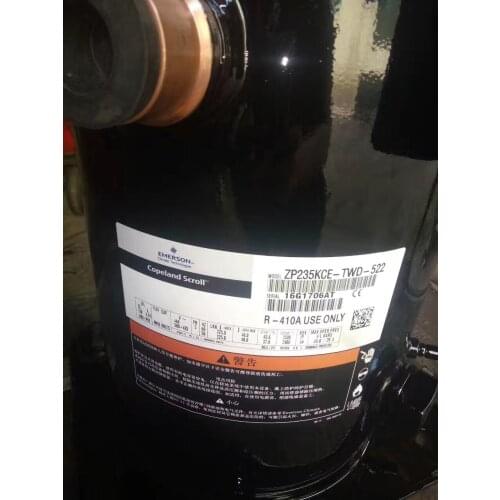 Small refrigerator compressor ZP235KCE-TWD-523 20hp emerson copeland scroll air conditioning compressor