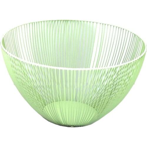 New Metal Wire Fruit Plate Kitchen Living Room Storage Basket Household Iron Fruit Bowl Storage Basket Drain Rack