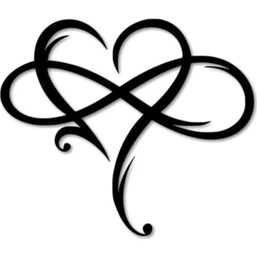 2021 New Metal Infinity Heart Sign Wall Pendant Art Love Wall Sign Metal Wall Decor