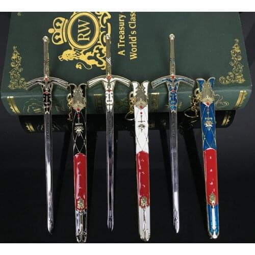 22cm Alloy Scabbard Sword Fate Night Surrounding Game Props Model Bar Ornaments Stone Sword Props Birthday Gift Collection