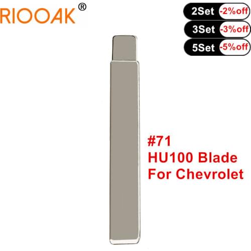10pcs Flip KD Remote HU100 #71 Key Blade For Buick Excelle GT Chevrolet CRUZE Cadillac for Opel