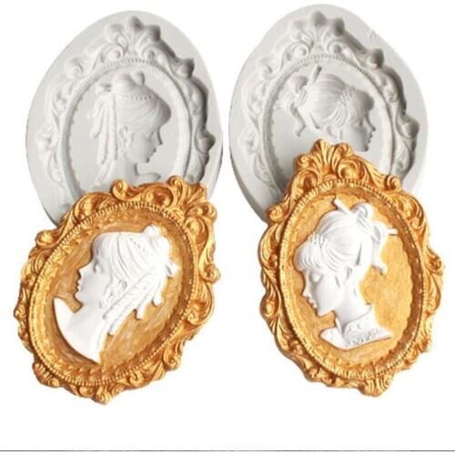 Retro Baroque Scroll Silicone Mold Cake Border Fondant Cake Decorating Tool Candy Chocolate Gumpaste Resin Craft Molds