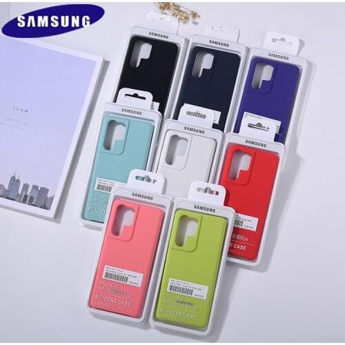 S21 Case Original Samsung S21 Ultra/S21 Plus 5G Liquid Silicone Shockproof Soft Phone Shell For Galaxy S21+ S30/S30Ultra/S30plus