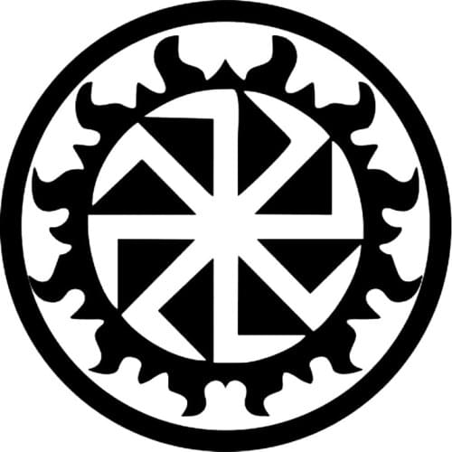 S51662 Various Sizes/Colors Car Stickers Vinyl Decal Kolovrat in Perun Motorcycle Decorative Accessories Waterproof Decor