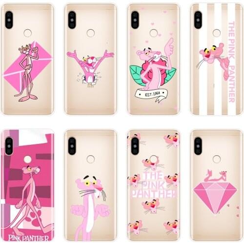Pink Panther Silicone Phone Case For Xiaomi Redmi Note 4 4X 5 5A 6 Pro Prime Pocophone F1 Redmi S2 4A 5A 6A 5 Plus Back Cover
