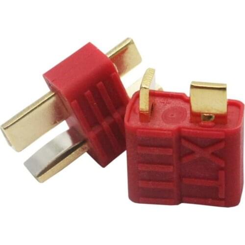 T-Plug Non-slip Connector Male Deans For Deans RC Lipo Battery Helicopter