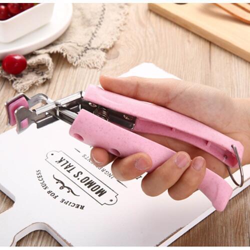 Random color Bowl Pan Gripper Clip Clamp Stainless Steel Anti-skid Metal Home Kitchen Cooking Hand Tool New