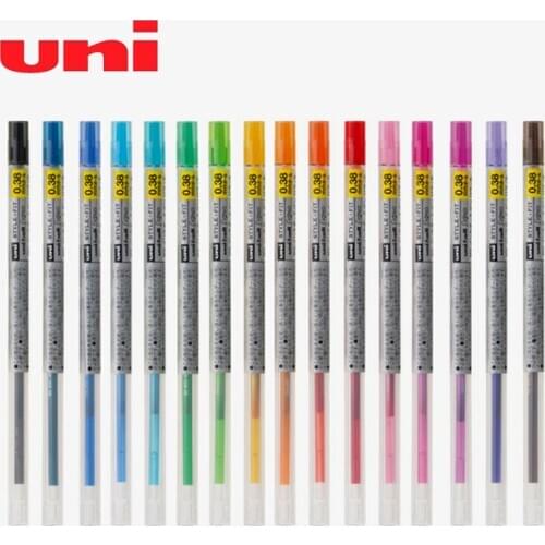 1pcs Uni Color Gel Pen Refill UMR-109-28 Refill STYLE FIT Series Multifunction Pen Refill Student Business Office 0.28mm Refill