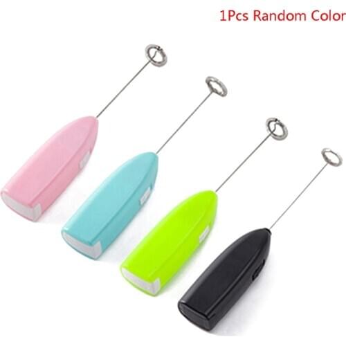 1Pcs Electric Milk Frother Drink Foamer Whisk Mixer Stirrer Coffee Egg Beater Creative Kitchen Gadgets