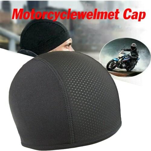 1PC Motorcyclewelmet Cap Moisture Wicking Cooling Skull Cap Inner Liner Helmet Beanie Dome Cap Motorcyclewelmet Accessories