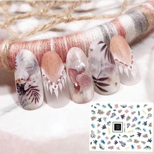 Hanyi-233-311Newest 3d nail art sticker decals DP EA series decals tool DIY nail decoration