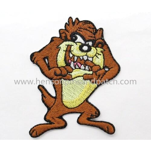5.8*8cm Retail and stock cartoon brown monkey embroidery cloth patch