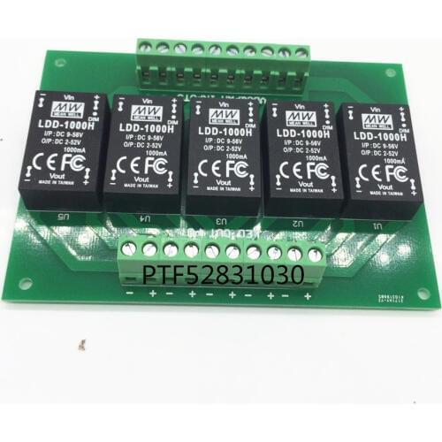 5 Channel Meanwell LDD-700H LDD-500H LDD-1000H LDD-350H LDD-600H LED Driver LDD Circuit PCB Board LDD Dimmer Controller
