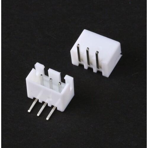 50pcs XH2.54 connector curved needle socket rubber shell reed combination 2/3/4/5/6/8-12P connector spacing 2.54mm