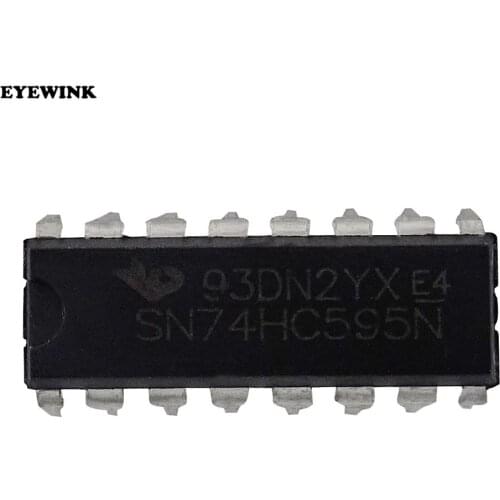 500PCS SN74HC595N 74HC595N 74HC595 DIP-16 Original TI