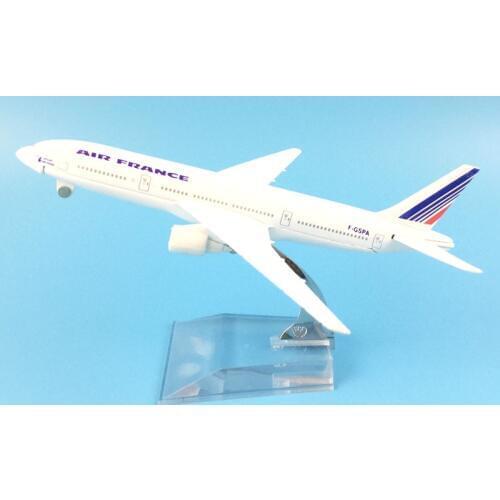 FREE SHIPPING 16CM B777 FRANCE METAL ALLOY MODEL PLANE AIRCRAFT MODEL TOY AIRPLANE BIRTHDAY GIFT