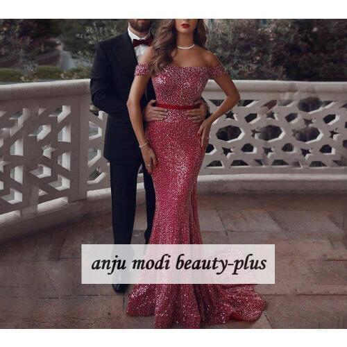 Sparkly Glitter Off Shoulder Mermaid Prom Dresses with Cape Long Sleeveless Formal Evening Party Ball Gowns Robe De Soiree